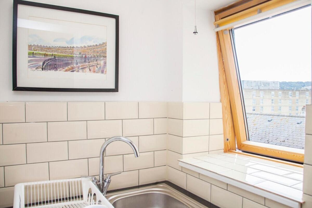 The Roof Terrace Maisonette - City Centre Bath Buitenkant foto