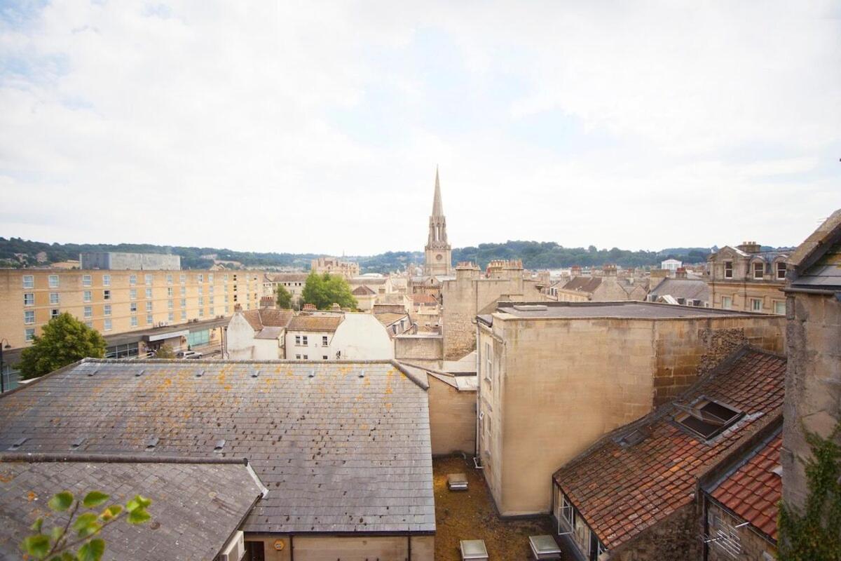 The Roof Terrace Maisonette - City Centre Bath Buitenkant foto
