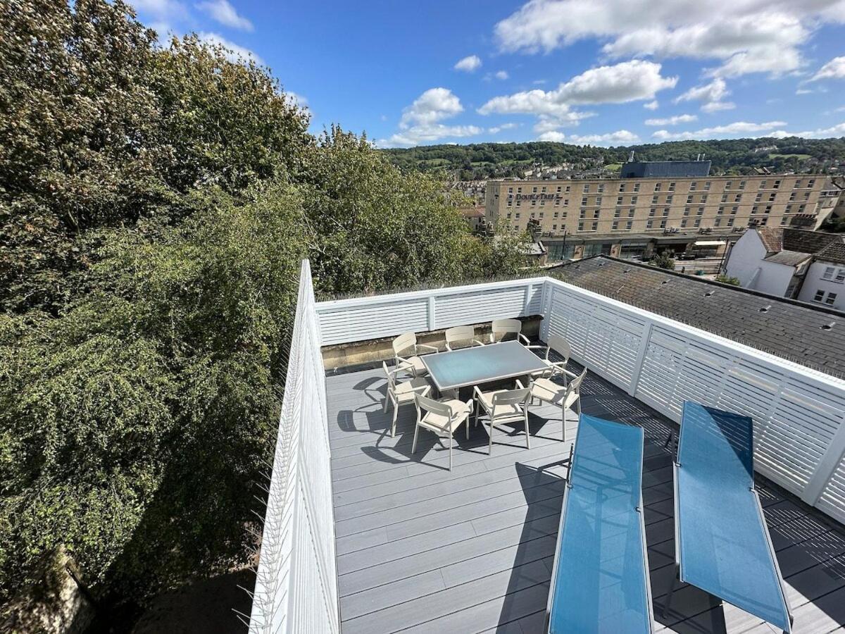 The Roof Terrace Maisonette - City Centre Bath Buitenkant foto