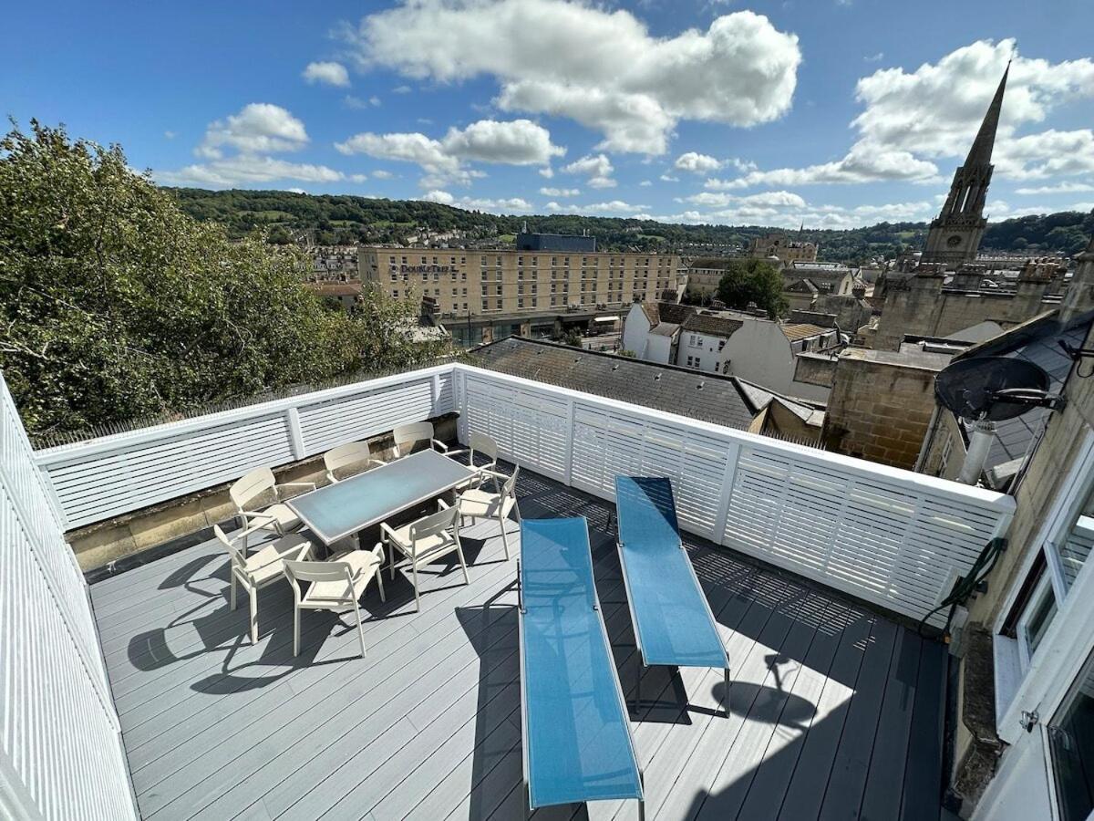 The Roof Terrace Maisonette - City Centre Bath Buitenkant foto