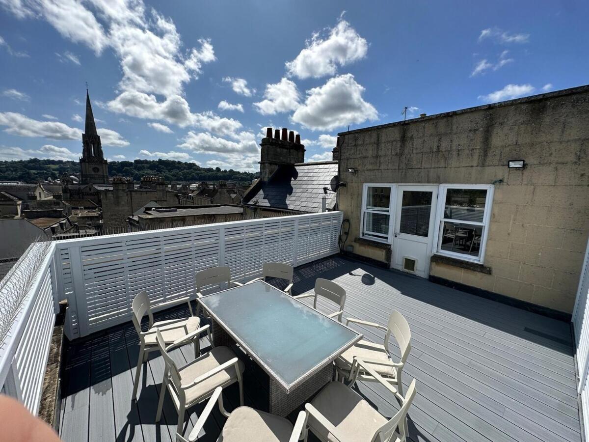 The Roof Terrace Maisonette - City Centre Bath Buitenkant foto